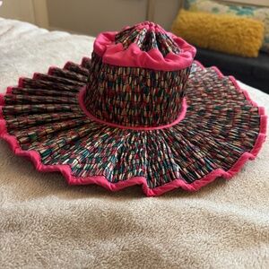 NWOT Lorna Murray Island Capri Hat in Swim Color (Sold Out Colorway)